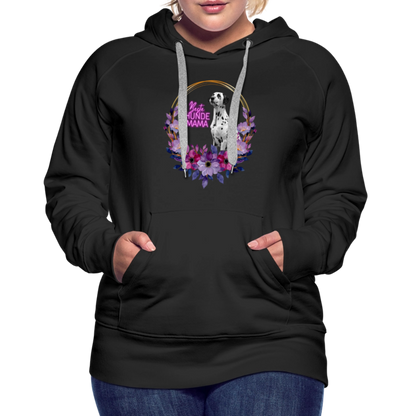 LiNBW. Frauen Hoodie Beste Hundemama - Schwarz