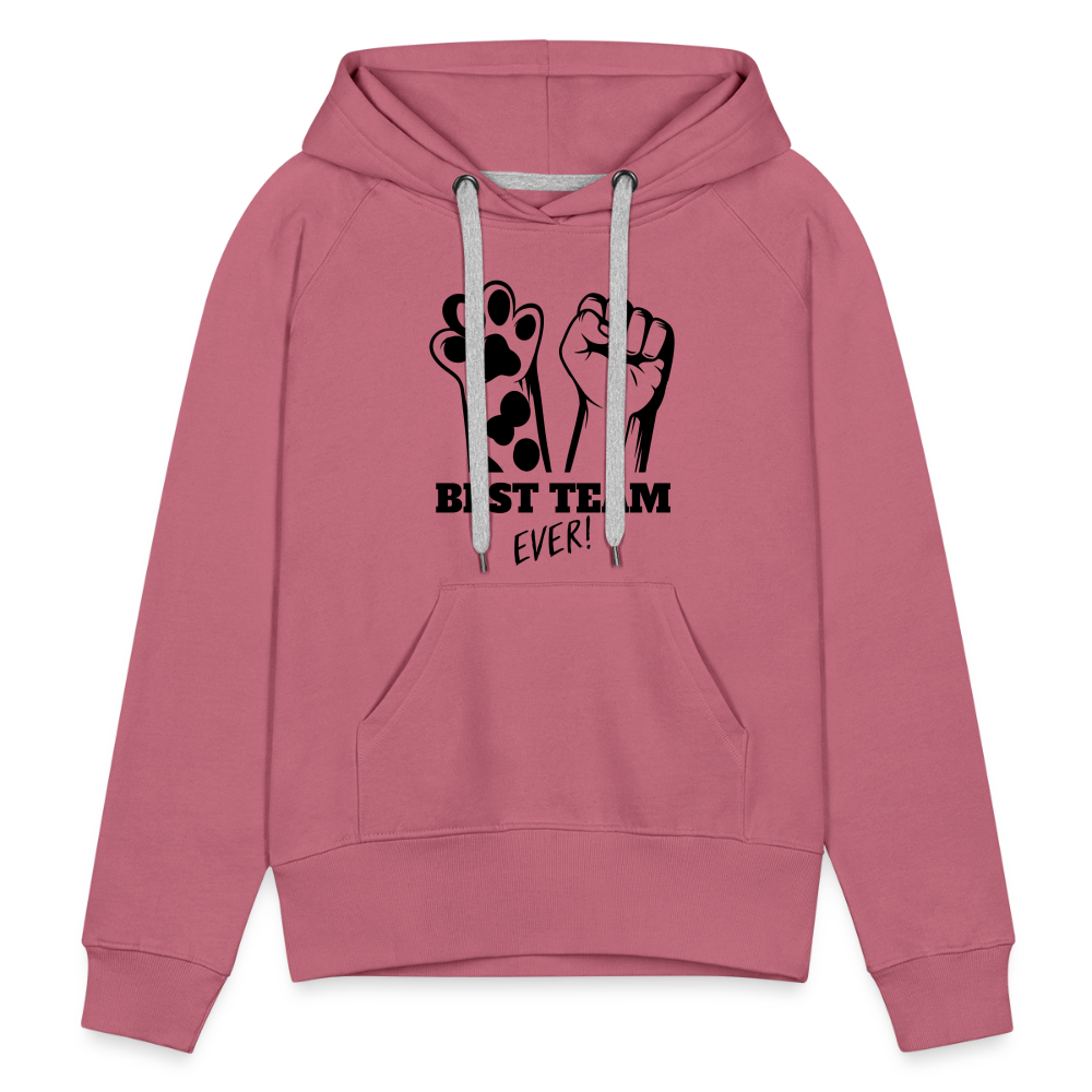 LiNBW.  Frauen Hoodie Best Team Ever - Malve