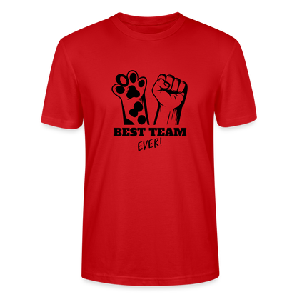 LiNBW. Männer T-Shirt Best Team Ever - Rot