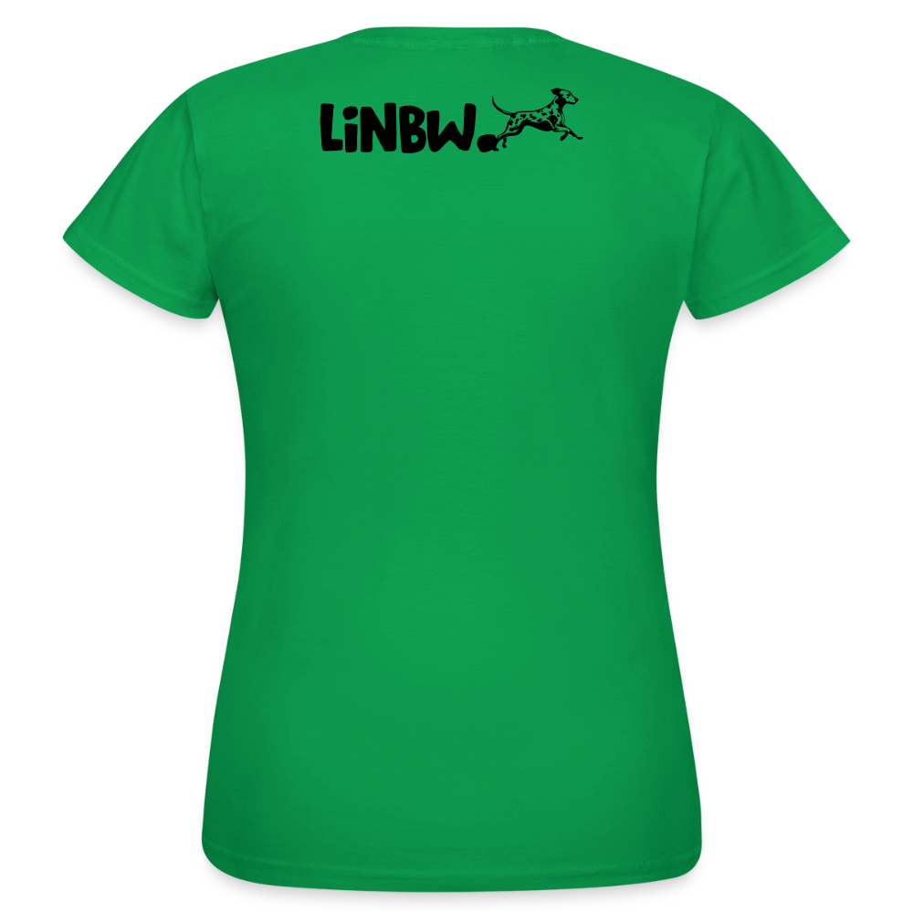 LiNBW. Frauen T-Shirt Life is not just black and white - Kelly Green