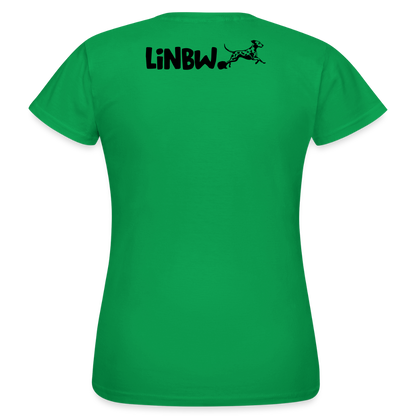 LiNBW. Frauen T-Shirt Life is not just black and white - Kelly Green