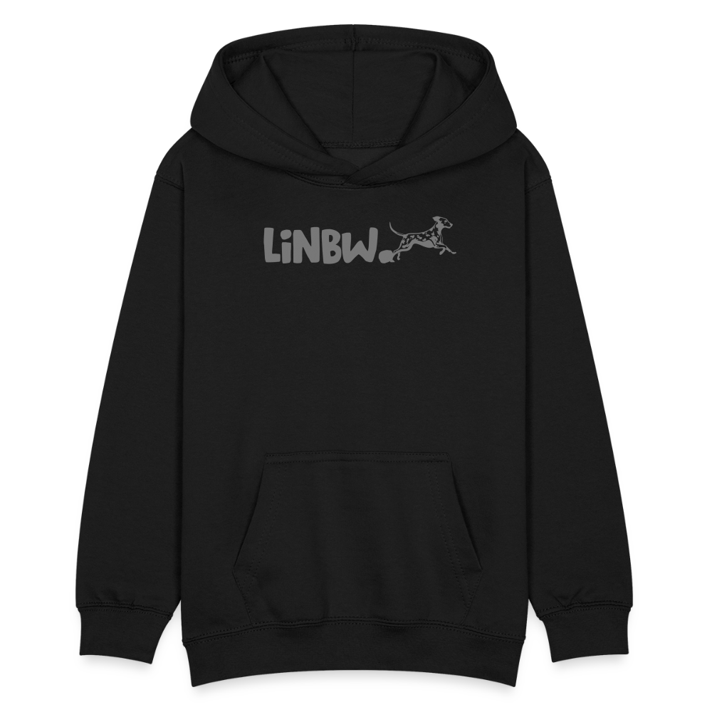 LiNBW. Teenager Hoodie Life is not just black and white - Schwarz