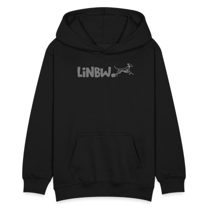 LiNBW. Teenager Hoodie Life is not just black and white - Schwarz