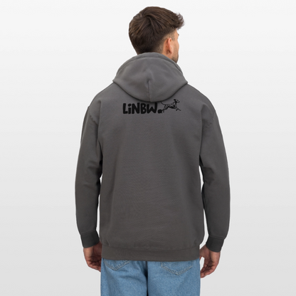 LiNBW. Männer & Frauen Hoodie Life is not just black and white - Dunkelgrau
