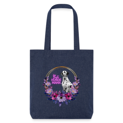 LiNBW. Stoffbeutel Dalmatiner Beste Hundemama - melange Blue