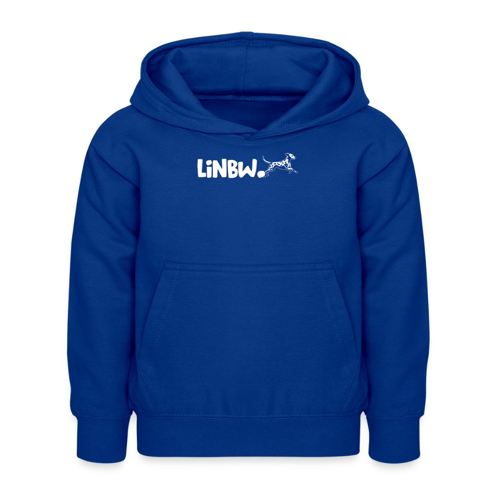 LiNBW. Kinder Hoodie Life is not just black and white - Royalblau