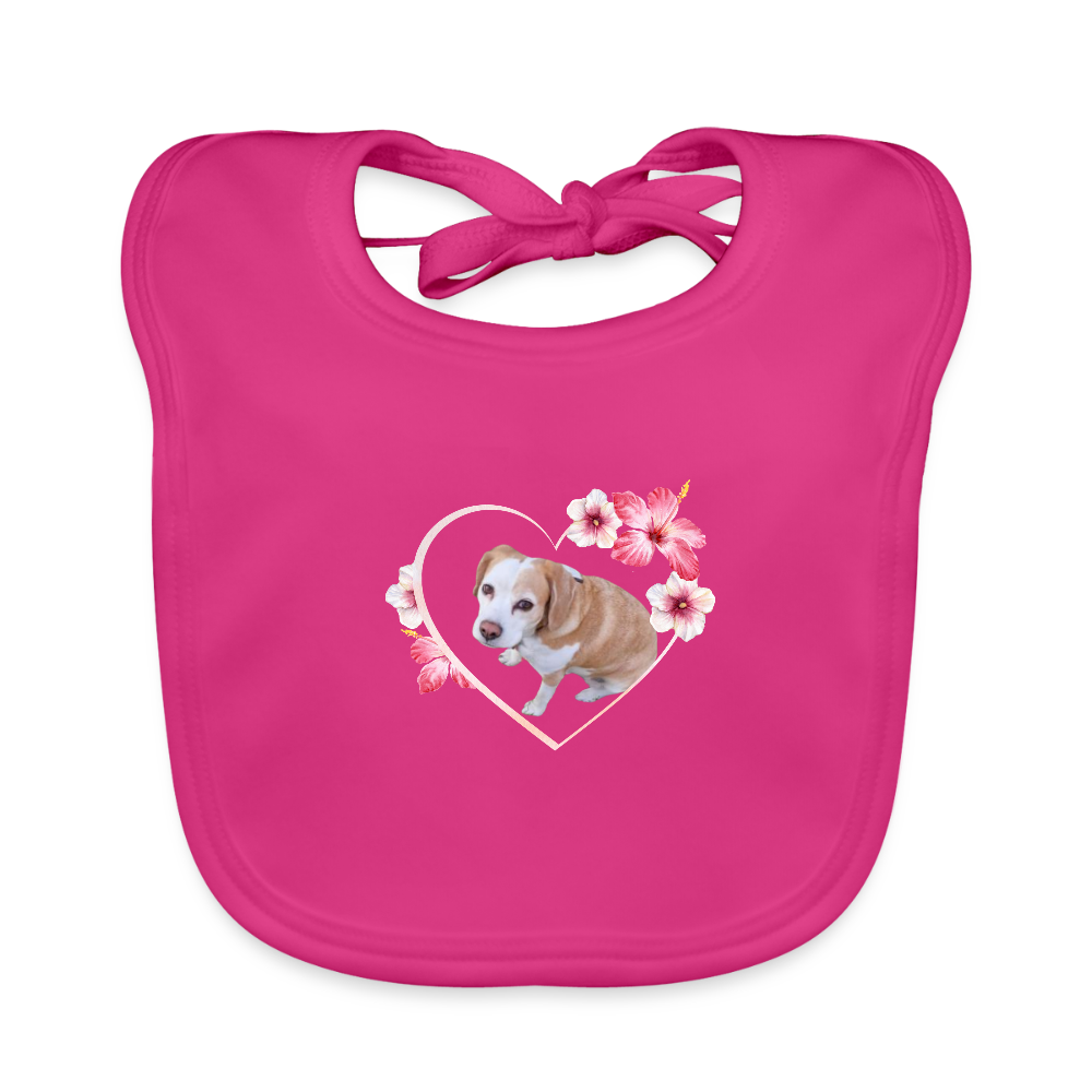 LiNBW. Lätzchen Luna - Fuchsia