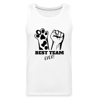 LiNBW. Männer Tank-Top Best Team Ever - Weiß