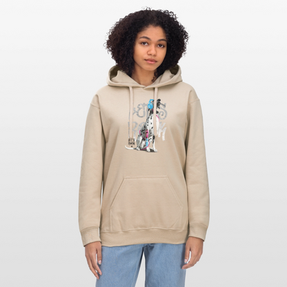 LiNBW. Männer & Frauen Hoodie Dalmatiner Let's Rock - Sand