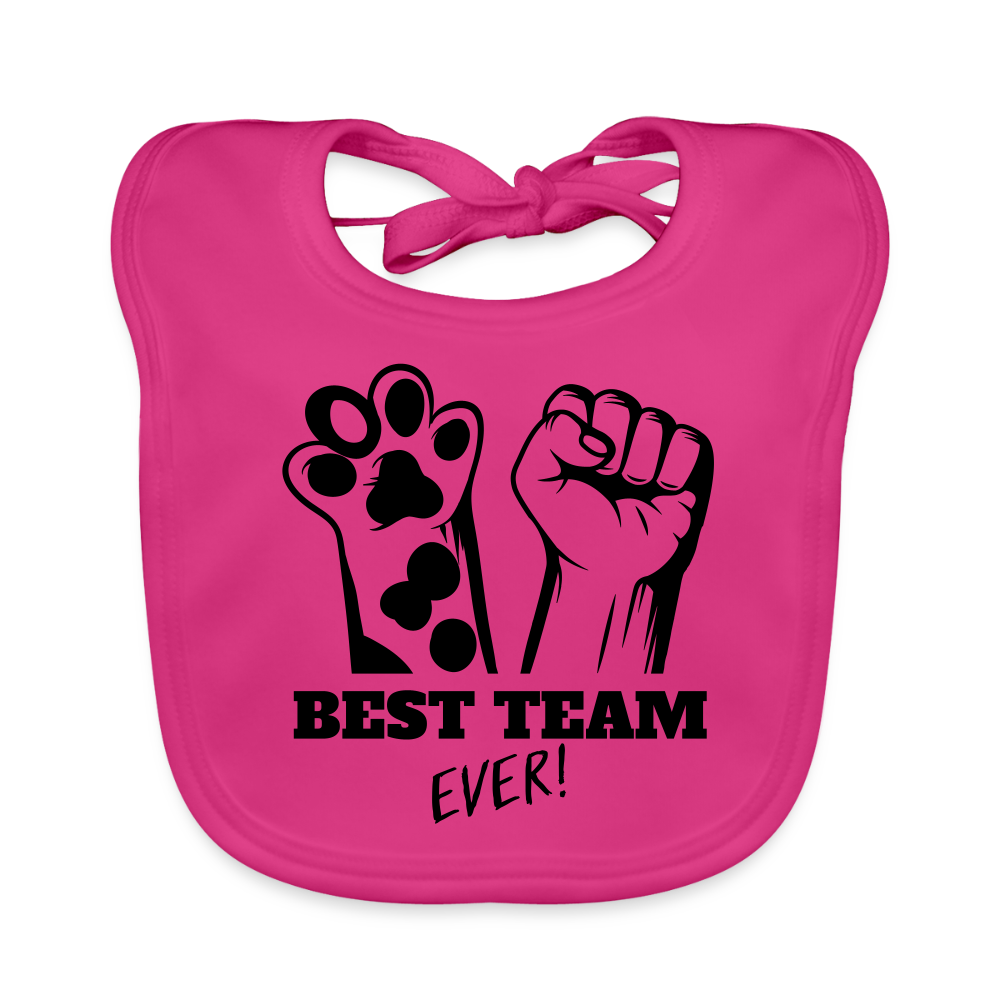 LiNBW. Lätzchen Best Team Ever - Fuchsia