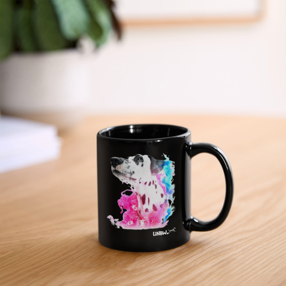 LiNBW. Keramiktasse Dalmatiner Life is not just black and white - Schwarz
