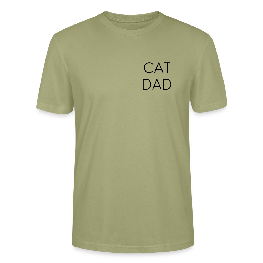 LiNBW. Männer T-Shirt Stolzes Personal einer Katze - Nebelgrün