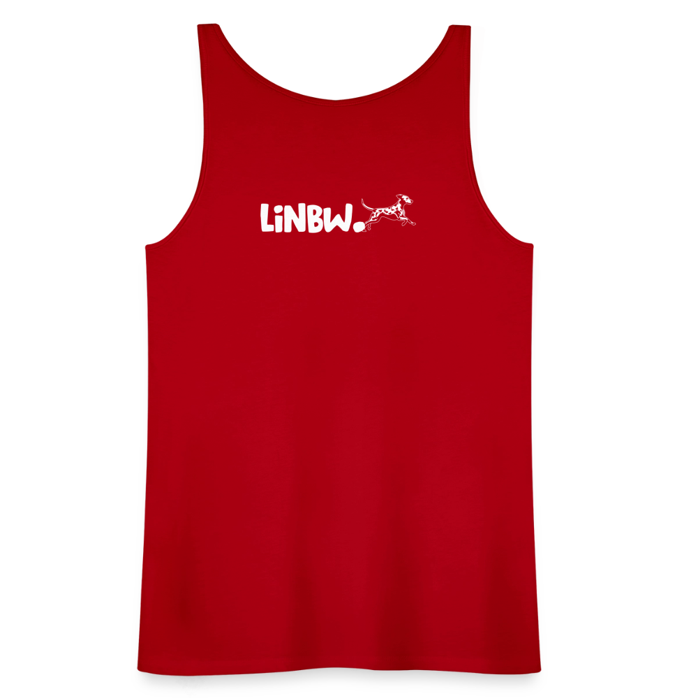 LiNBW. Frauen Tank-Top Life is not just black and white - Rot
