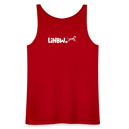 LiNBW. Frauen Tank-Top Life is not just black and white - Rot