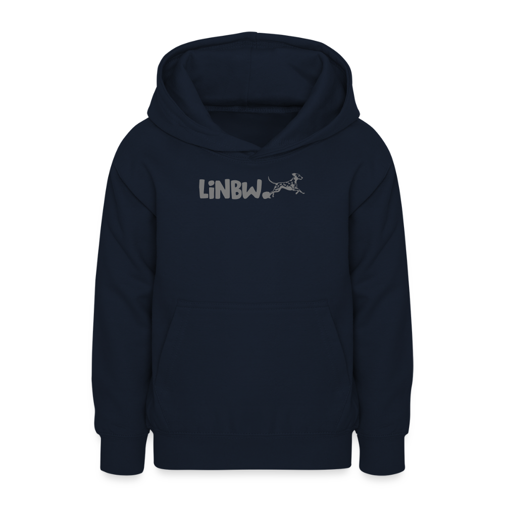 LiNBW. Teenager Hoodie Life is not just black and white - Navy