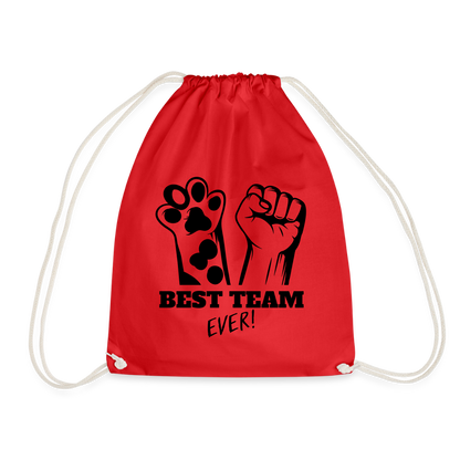 LiNBW. Turnbeutel Best Team Ever - Rot
