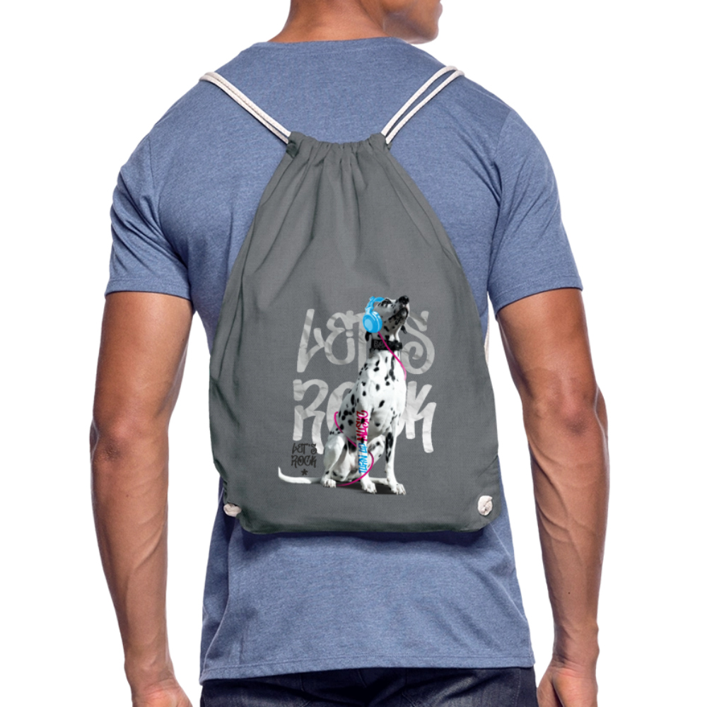 LiNBW. Turnbeutel Dalmatiner Let´s Rock - Grau