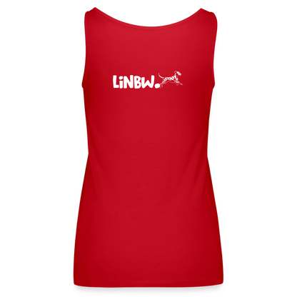 LiNBW. Frauen Tank-Top Life is not just black and white - Rot