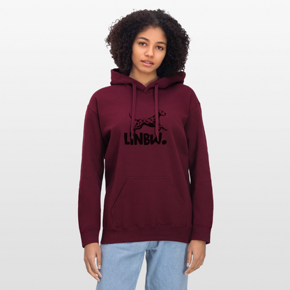 LiNBW. Männer & Frauen Hoodie - Maroon