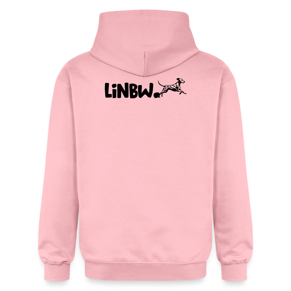 LiNBW. Männer & Frauen Hoodie Life is not just black and white - Hellrosa