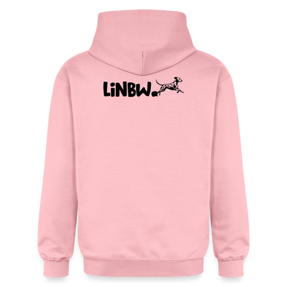 LiNBW. Männer & Frauen Hoodie Life is not just black and white - Hellrosa