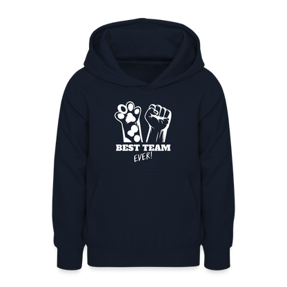 LiNBW. Teenager Hoodie Best Team Ever - Navy