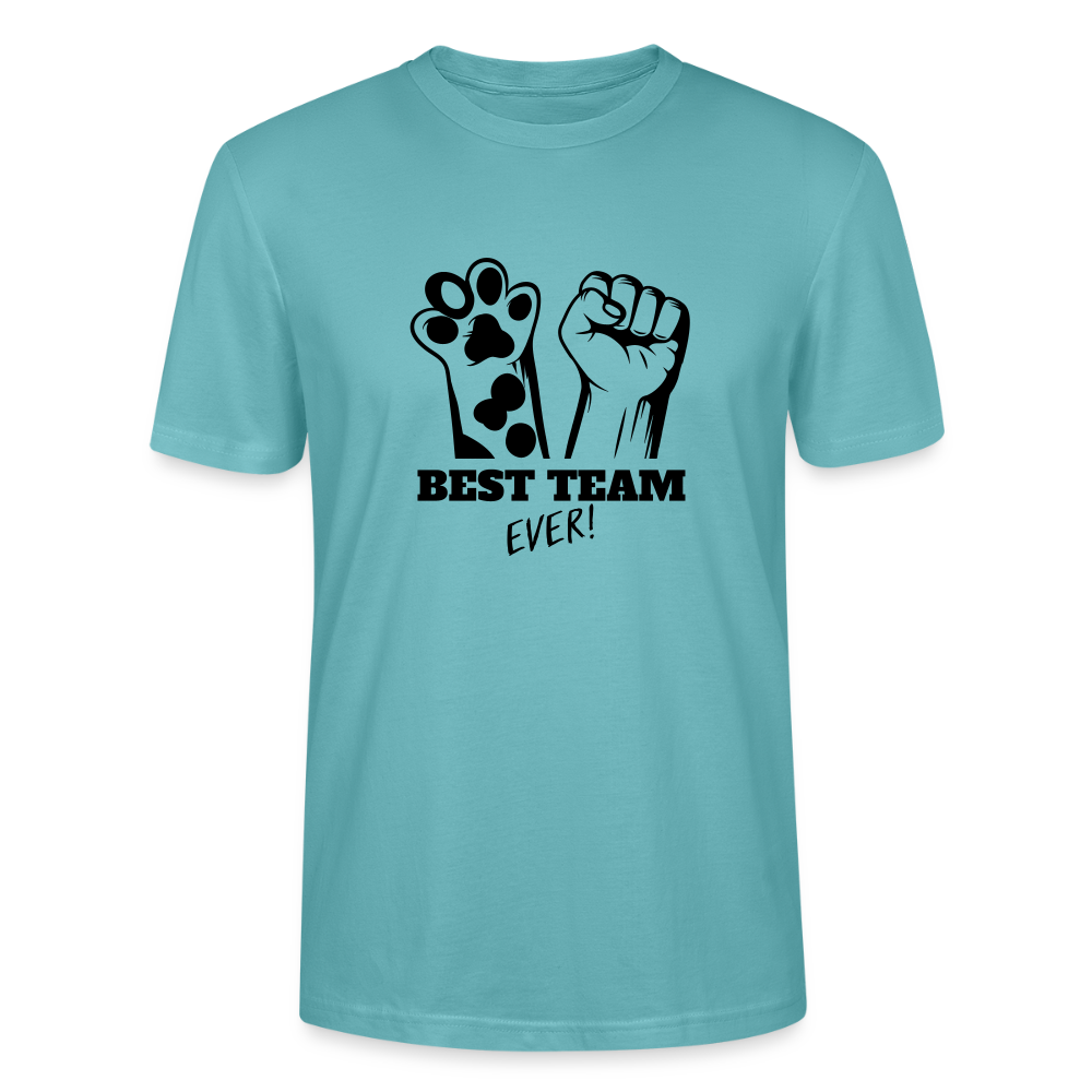 LiNBW. Männer T-Shirt Best Team Ever - Pastelltürkis
