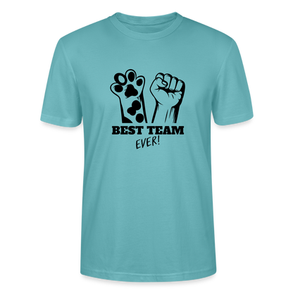 LiNBW. Männer T-Shirt Best Team Ever - Pastelltürkis