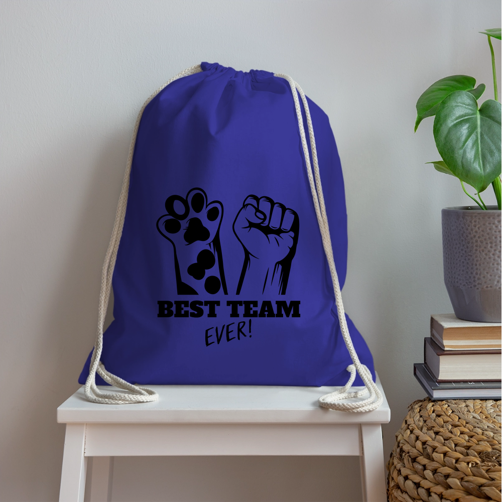 LiNBW. Turnbeutel Best Team Ever - Königsblau