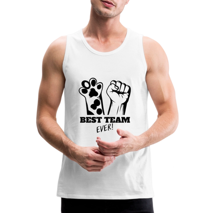 LiNBW. Männer Tank-Top Best Team Ever - Weiß
