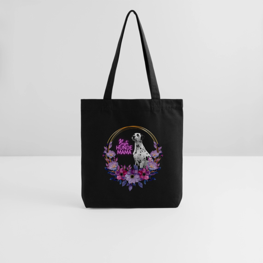 LiNBW. Stoffbeutel Dalmatiner Beste Hundemama - Schwarz