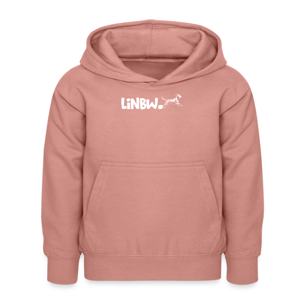 LiNBW. Kinder Hoodie Life is not just black and white - Altrosa