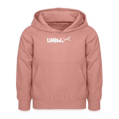 LiNBW. Kinder Hoodie Life is not just black and white - Altrosa