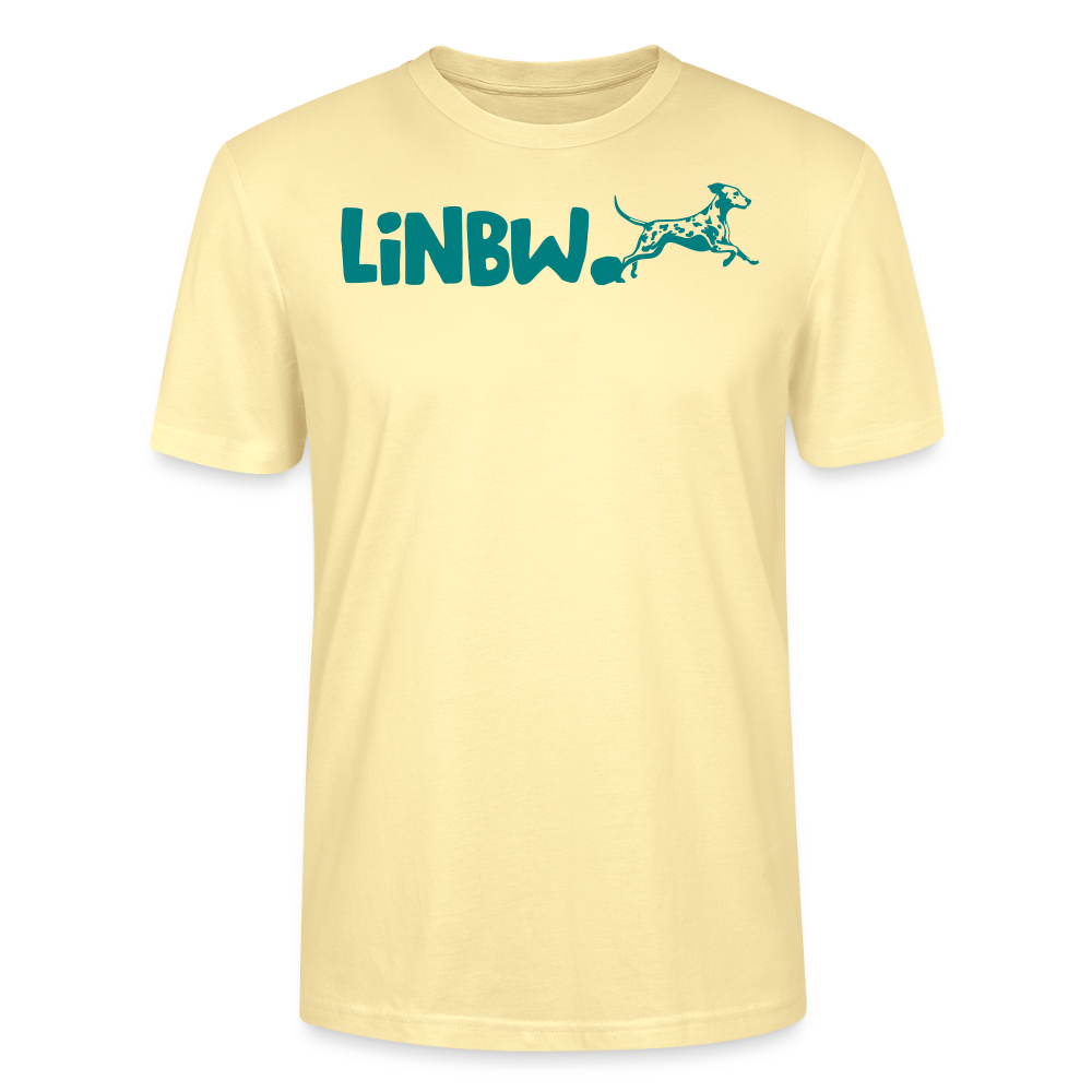 LiNBW. Männer T-Shirt Life is not just black and white - Creme