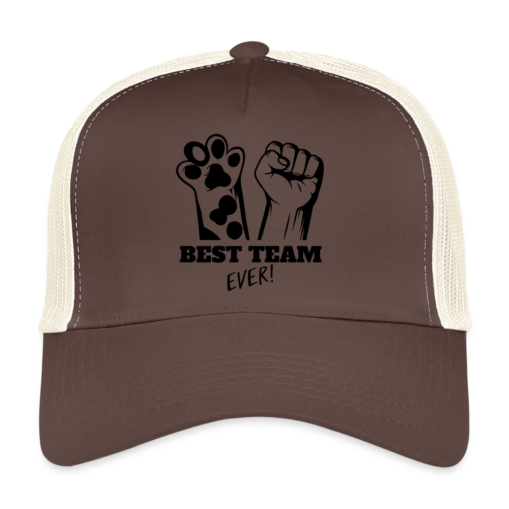 LiNBW. Cap Best Team Ever - Braun/Beige