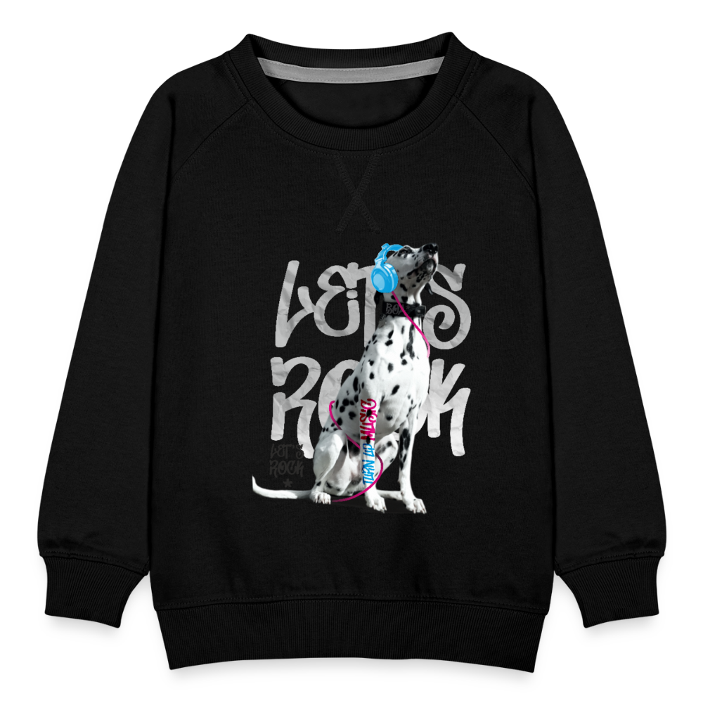LiNBW. Kinder Pullover Dalmatiner Let´s Rock - Schwarz