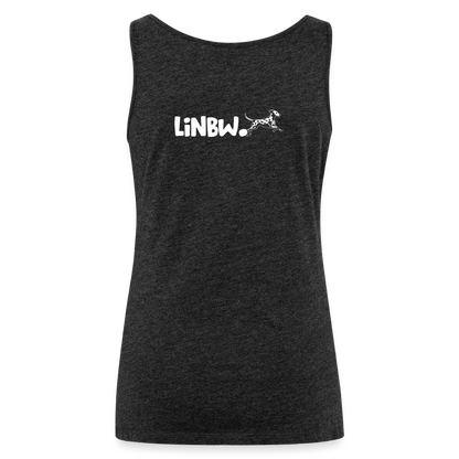 LiNBW. Frauen Tank-Top Life is not just black and white - Anthrazit