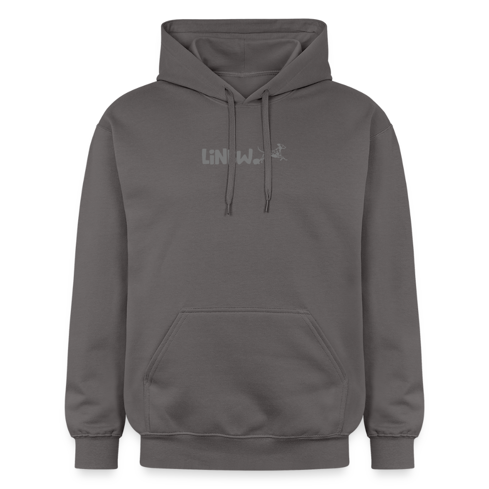 LiNBW. Männer & Frauen Hoodie Life is not just black and white - Dunkelgrau