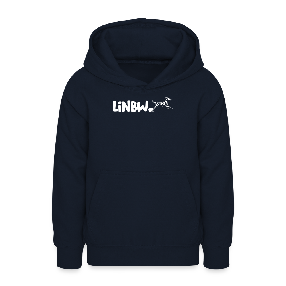 LiNBW. Teenager Hoodie Life is not just black and white - Navy