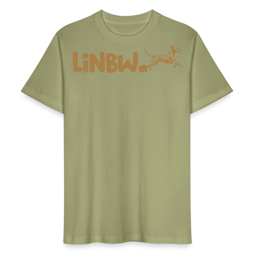 LiNBW. Männer T-Shirt Life is not just black and white - Nebelgrün