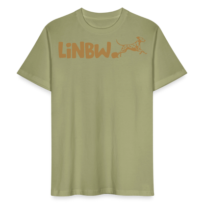 LiNBW. Männer T-Shirt Life is not just black and white - Nebelgrün