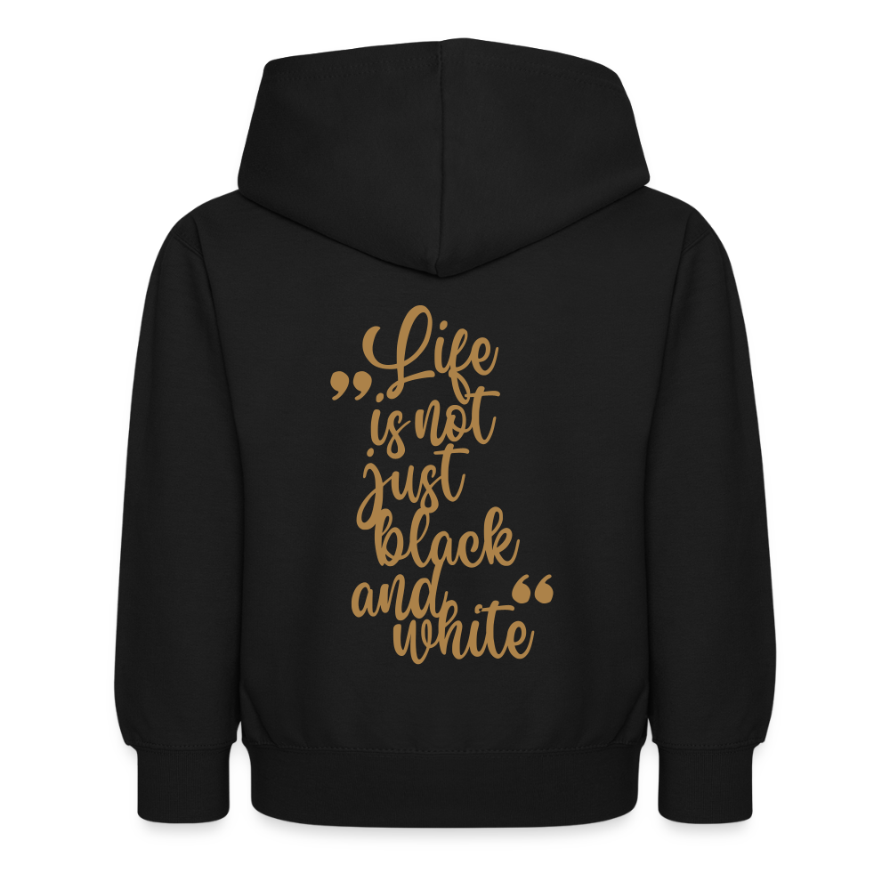 LiNBW. Kinder Hoodie Life is not just black and white - Schwarz