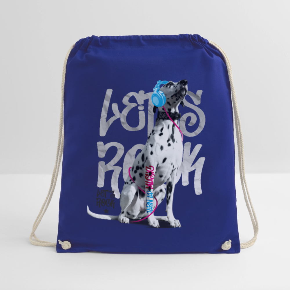LiNBW. Turnbeutel Dalmatiner Let´s Rock - Königsblau