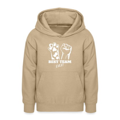 LiNBW. Teenager Hoodie Best Team Ever - Sand