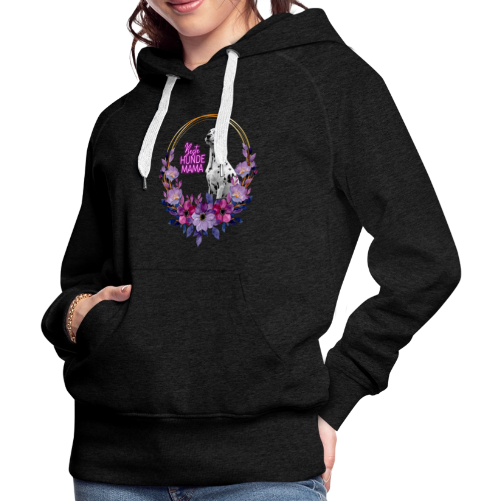 LiNBW. Frauen Hoodie Beste Hundemama - Anthrazit