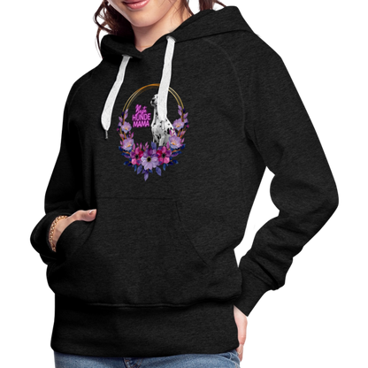 LiNBW. Frauen Hoodie Beste Hundemama - Anthrazit