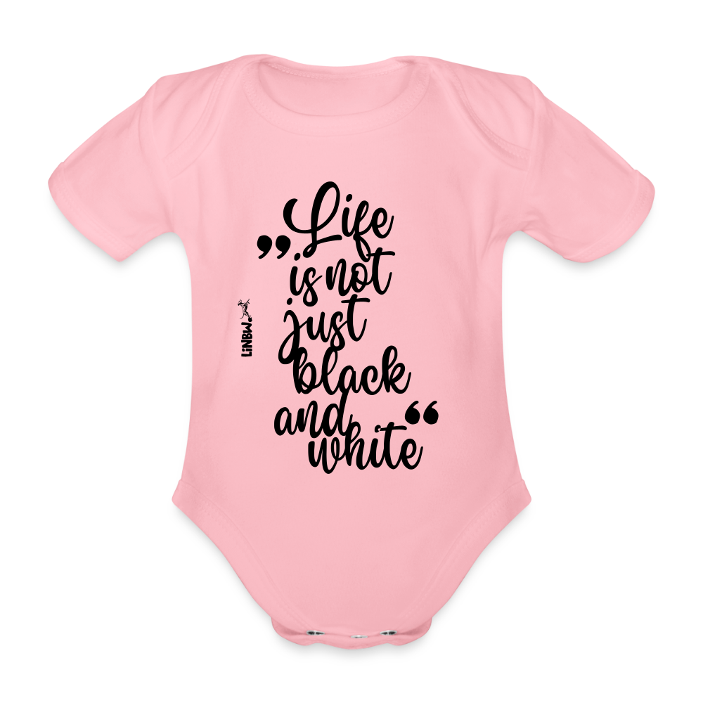 LiNBW. Body Kurzarm Life is not just black and white - Hellrosa