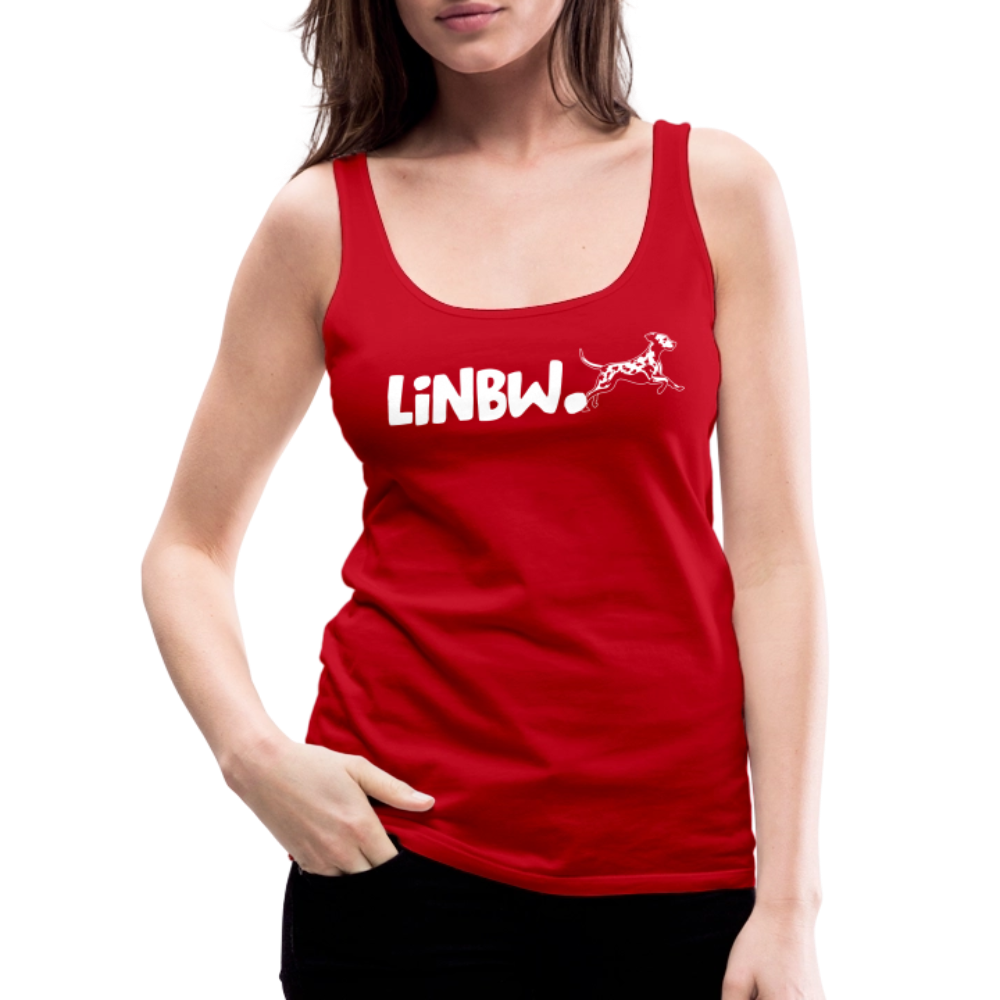 LiNBW. Frauen Tank-Top Life is not just black and white - Rot