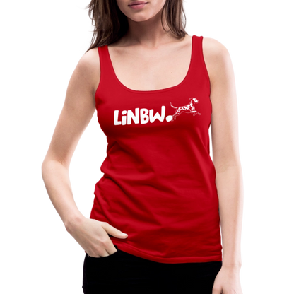 LiNBW. Frauen Tank-Top Life is not just black and white - Rot