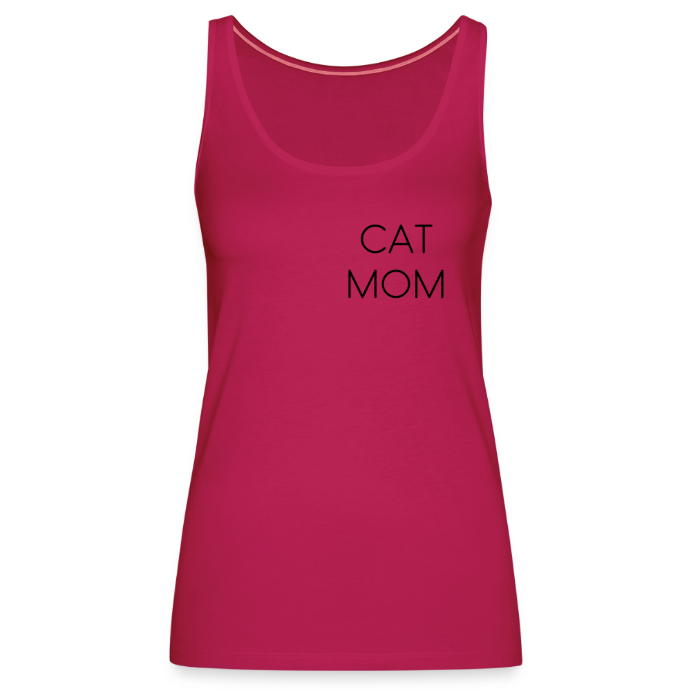 LiNBW. Frauen Tank-Top Stolzes Personal einer Katze - dunkles Pink